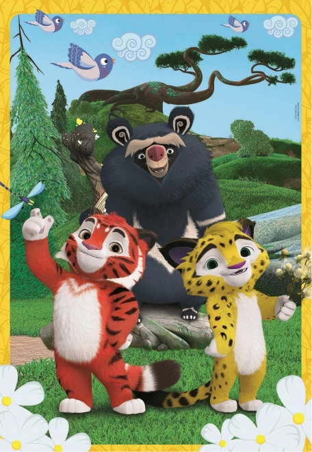 CLEMENTONI Puzzle Leo e Tig 104 pezzi