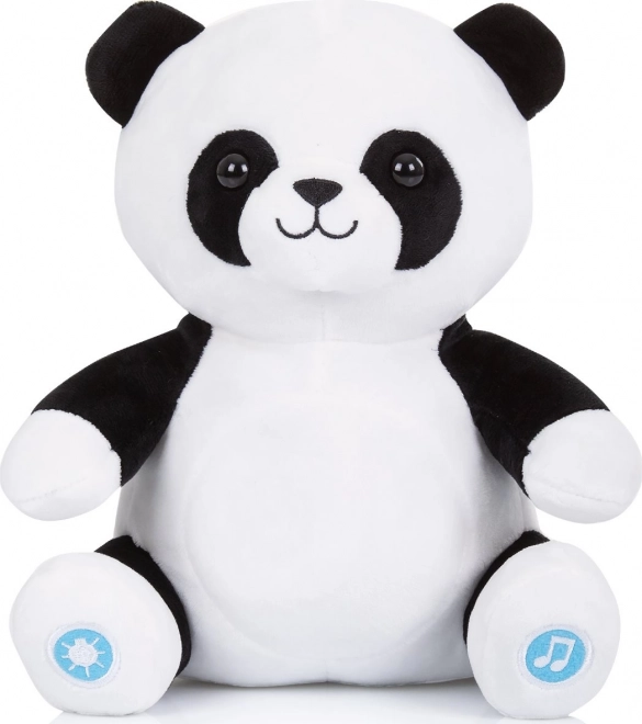 Panda di peluche con luci e musica Chipolino