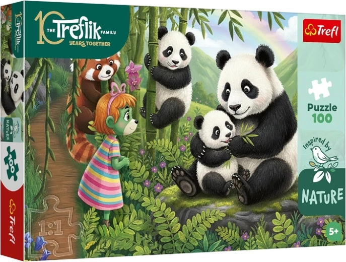 Inspired by Nature puzzle panda 100 pezzi