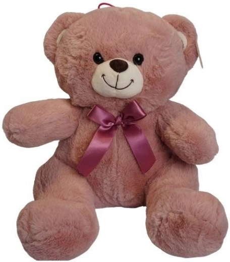 Orsetto di peluche rosa 25 cm