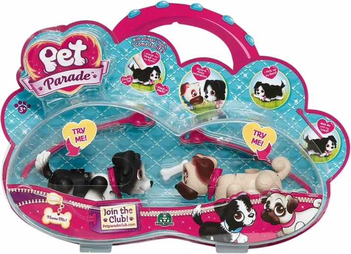 Pet Parade – set di due cagnolini interattivi senza batterie
