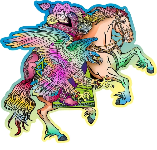 Puzzle in legno Cavallo e Aquila 250 pezzi