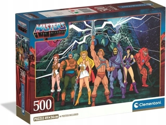 Puzzle compatto Clementoni 500 pezzi Masters of the Universe
