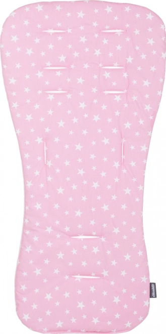 Morbido inserto per passeggino Pink Stars