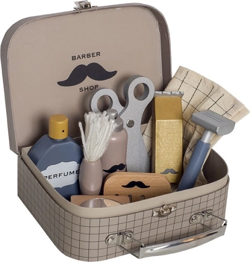 Jabadabado set da barbiere e parrucchiere in borsa