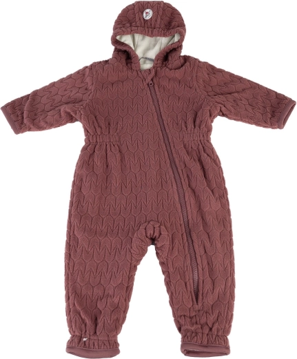 Tuta in pile LODGER Skier Empire Rosewood 3–6 mesi