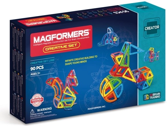 MAGFORMERS Set Creativo 90 pezzi