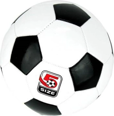 Pallone da calcio bianco‑nero