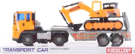 Camion con escavatore