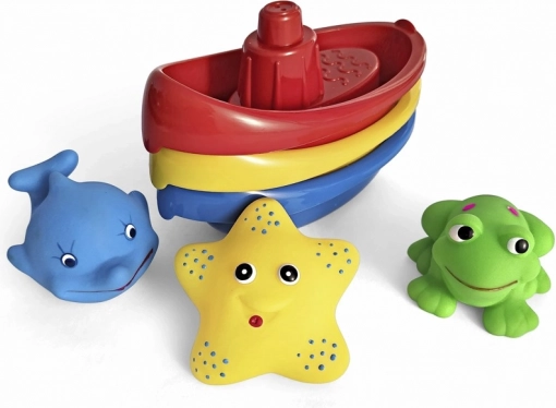 Barchette con animaletti per il bagnetto