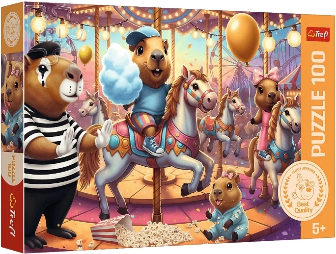 Puzzle capibare in vacanza 100 pezzi
