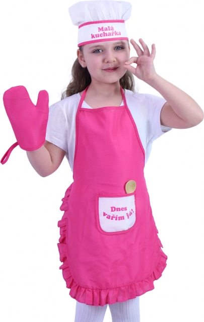 Costume da cuochina per bambini con stampa ceca