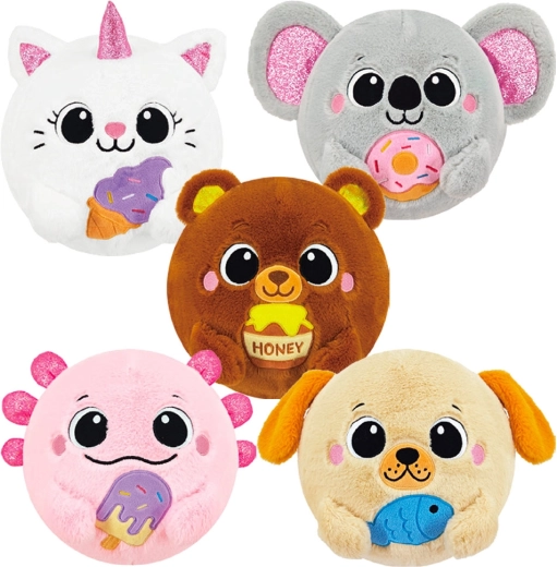 Pallone gonfiabile in peluche con animali 50 cm - 1 pezzo