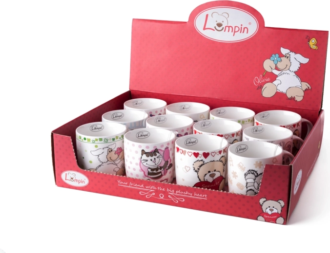 Set di tazze in ceramica Lumpin mix 12 pezzi