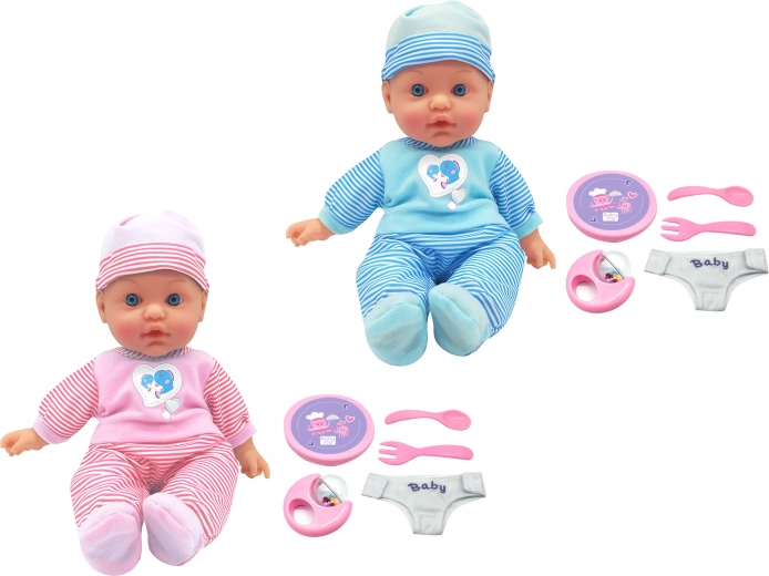 Bambolotto con suoni e accessori 41 cm