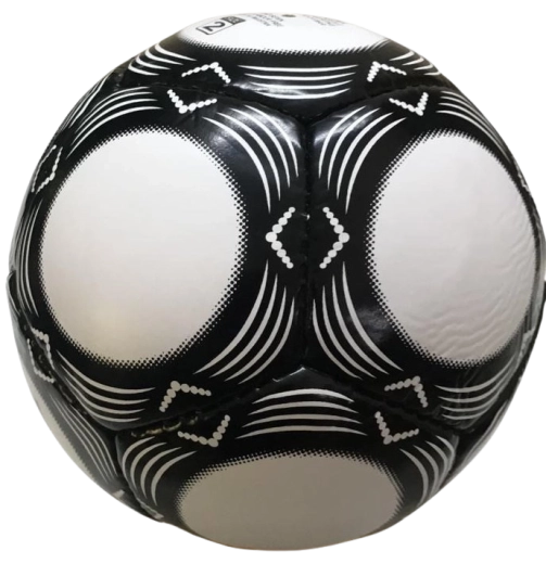 Mini pallone da calcio bianco‑nero Sparkys