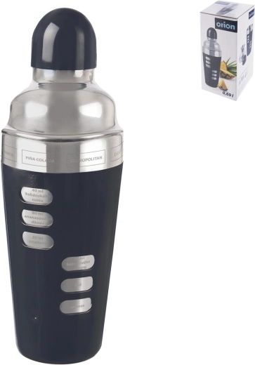 Shaker in acciaio inox con ricette 0,69 l
