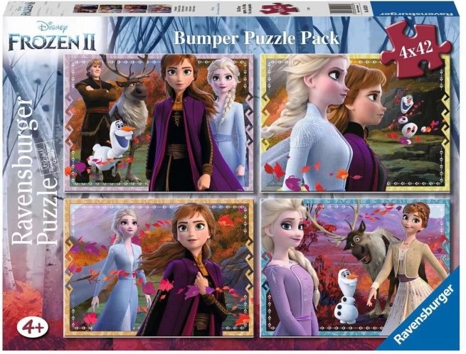Puzzle Frozen 2: Il destino attende 4 x 42 pezzi