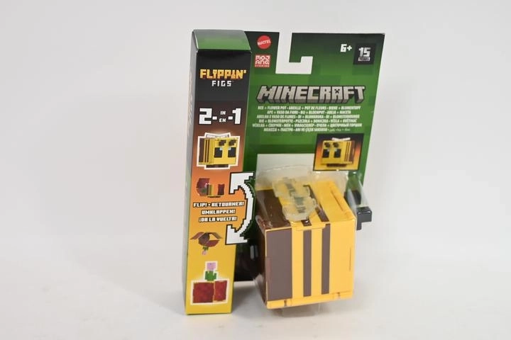 Minecraft Flippin’ Figs figurina 2 in 1 ape e fiore in vaso