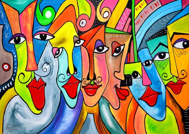 Puzzle Facce della Vita 1000 pezzi