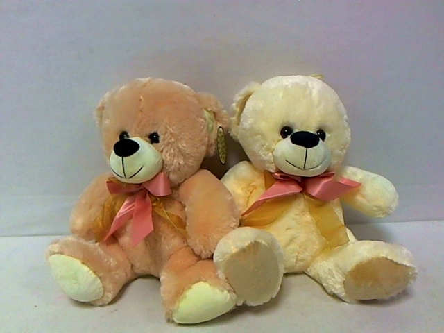 Orsetto di peluche con fiocco 30 cm