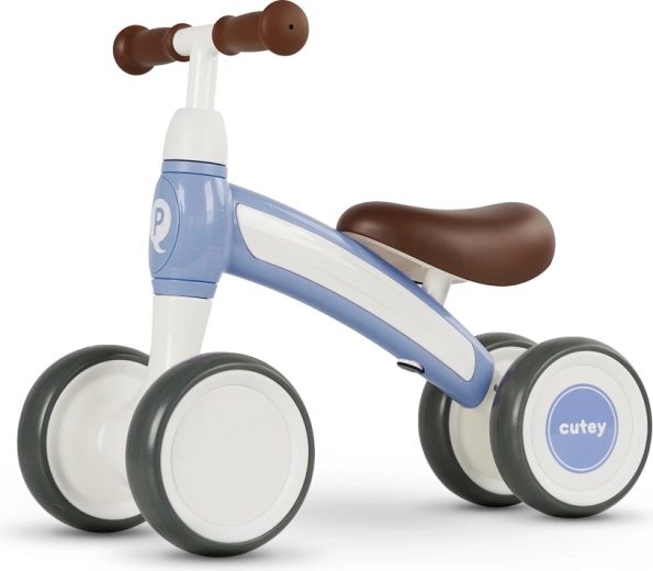Qplay bicicletta senza pedali Cutey blu per bambini 1–3 anni