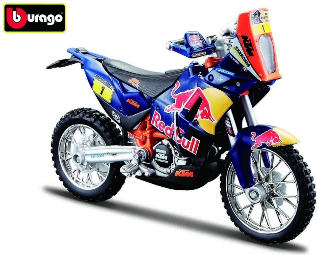 Bburago motocicletta Red Bull KTM 450 Rally Dakar 1:18