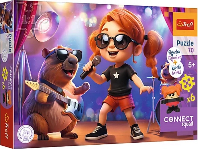Puzzle Connect Sue 70 pezzi con figurina
