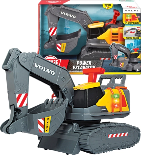 Dickie Toys VOLVO escavatore da cantiere con luci e suoni 30 cm