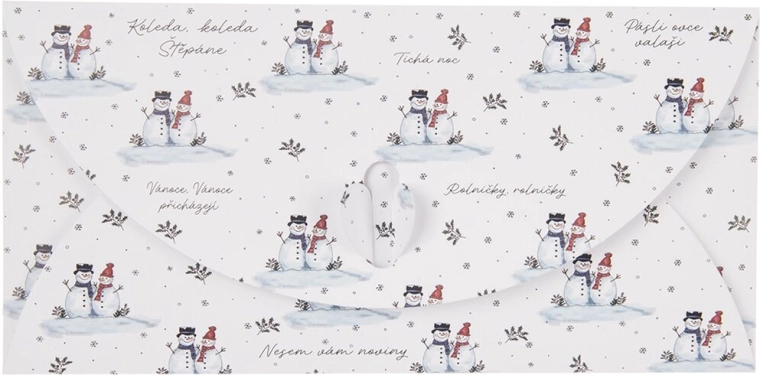 Busta di carta Pupazzo di neve CZ - 1 pezzo