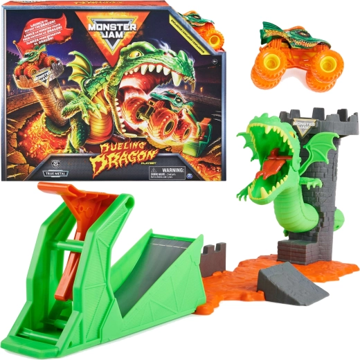 Monster Jam set da gioco Battaglia dei draghi 1:64