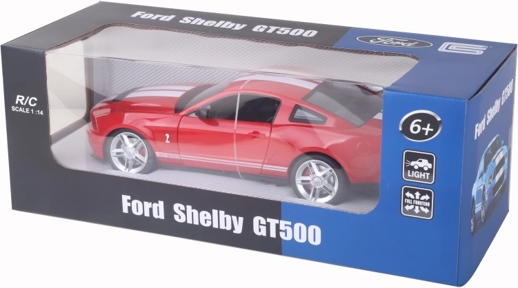 Auto RC Ford Mustang Shelby GT500 1:14 rossa o blu