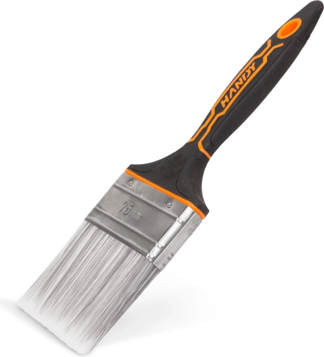 Pennello piatto da pittura con manico in plastica 75 mm