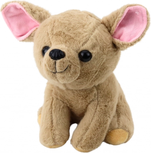Giocattolo di peluche Chihuahua beige 22 cm