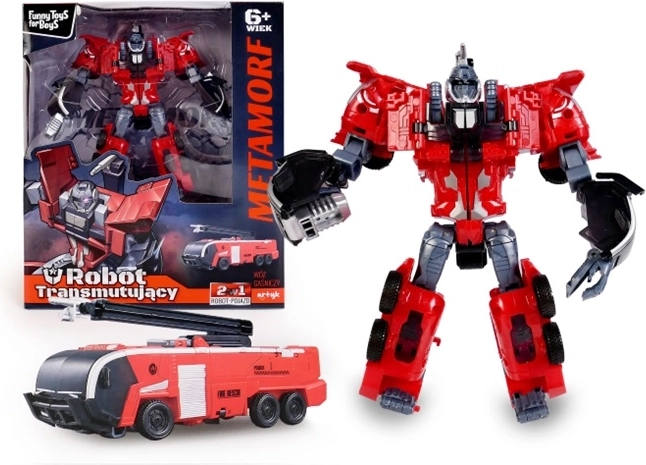 Camion dei pompieri e robot