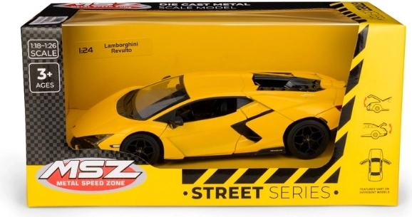 Modello di auto Lamborghini Revuelto 1:24 Giallo