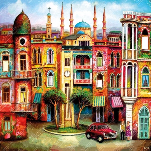 Puzzle Piazza di Tbilisi 1023 pezzi