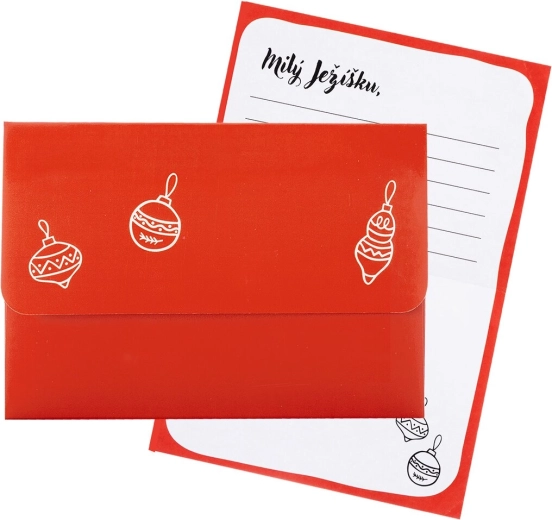Busta di carta Lettera a Gesù Bambino con lettera inclusa (CZ) - 1 pezzo