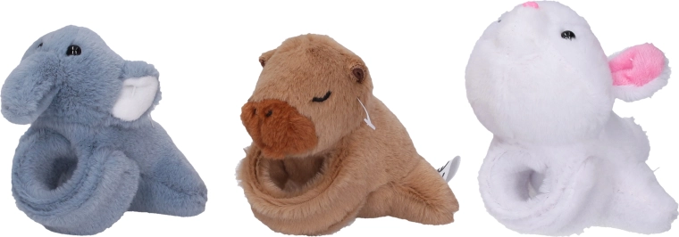 Braccialetto in peluche a forma di animaletto 11 × 7,5 cm