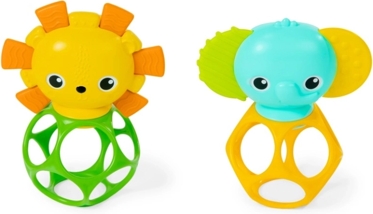 Oball massaggiagengive Soother Pals, set 2 pz, da 3 mesi