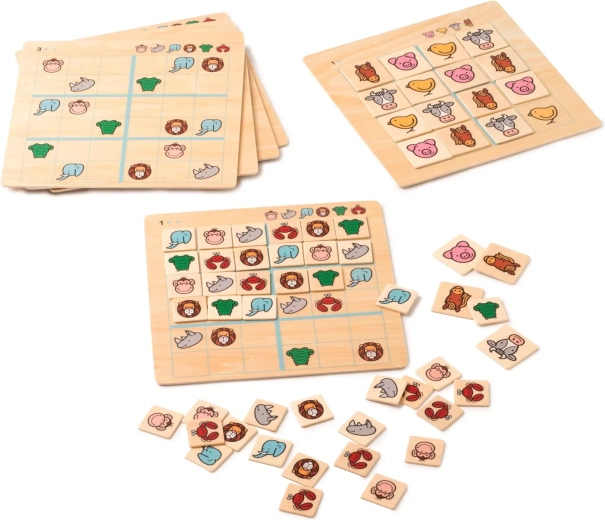 Toys for Life sudoku in legno con animaletti