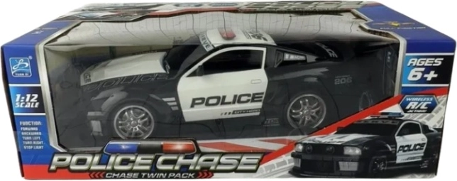 Auto della polizia radiocomandata con confezione