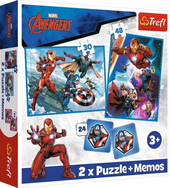 Puzzle 2in1 e memory MARVEL The Avengers