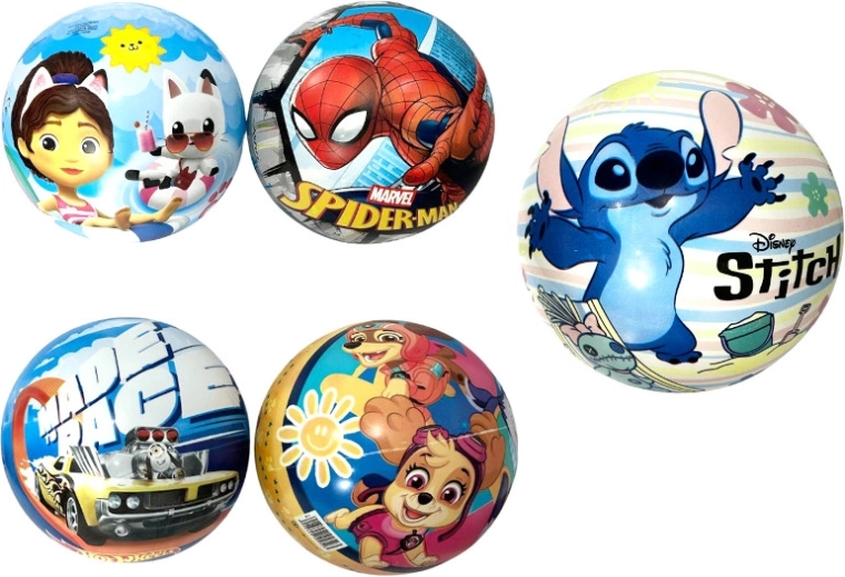 Pallone John 23 cm, mix di motivi - 1 pezzo