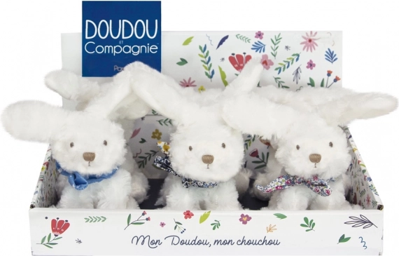 Coniglietto di peluche con sciarpa