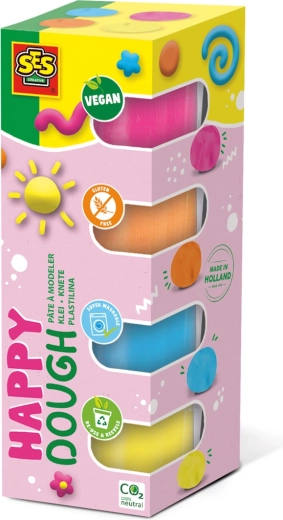 Pasta da modellare SES Feel Good 4×90 g – colori neon