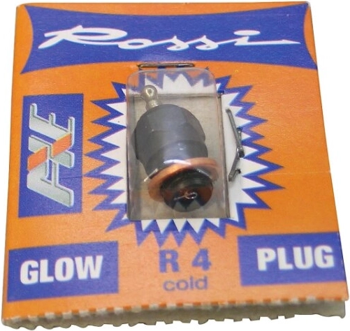 Candela a incandescenza Rossi R4 cold per motori da 6–10 cc