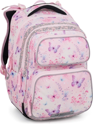 Zaino scolastico Bagmaster farfalle