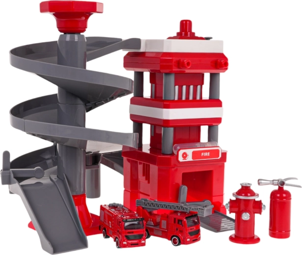 Stazione dei pompieri con accessori