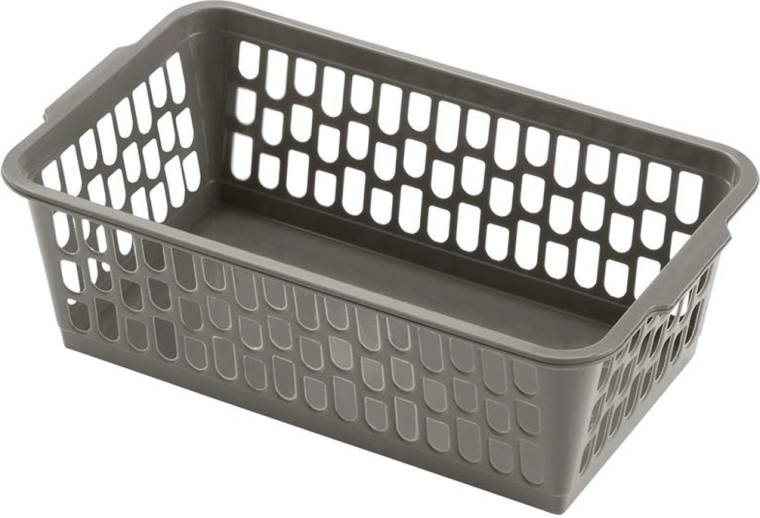 Cestino portaoggetti in plastica HEIDRUN 25 × 15 × 8 cm – mix di colori